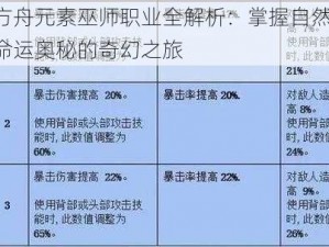 命运方舟元素巫师职业全解析：掌握自然之力，揭秘命运奥秘的奇幻之旅