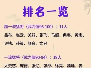 三国大英雄：90级武将深度解析与选择推荐指南