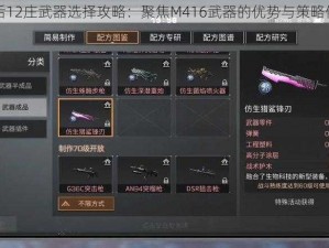 明日之后12庄武器选择攻略：聚焦M416武器的优势与策略使用建议