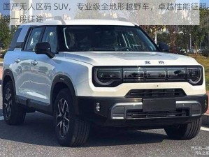 国产无人区码 SUV，专业级全地形越野车，卓越性能征服每一段征途