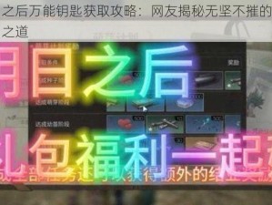 明日之后万能钥匙获取攻略：网友揭秘无坚不摧的宝箱开启之道