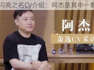 以闪亮之名CV介绍：阿杰是其中一颗星