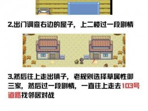 口袋妖怪之旅：Pokemmo丰源全攻略探索之旅