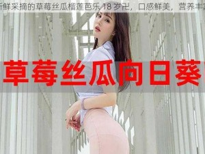 新鲜采摘的草莓丝瓜榴莲芭乐 18 岁卍，口感鲜美，营养丰富