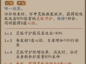 关于阴阳师7月28日体验服三尾狐改版技能全面解析