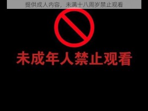 提供成人内容，未满十八周岁禁止观看