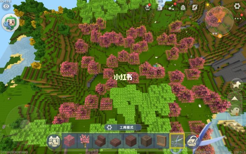迷你世界桃花林地形码攻略:探索桃花林秘密,解锁专属地形码