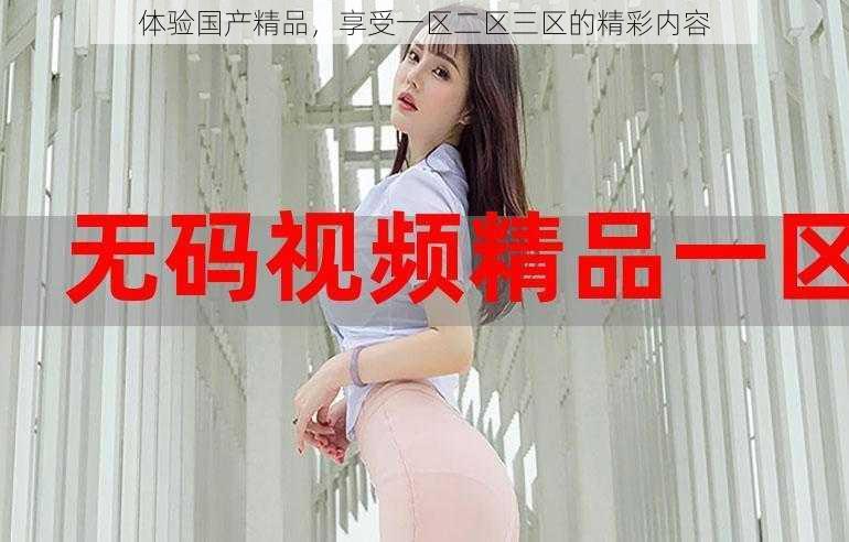 体验国产精品,享受一区二区三区的精彩内容