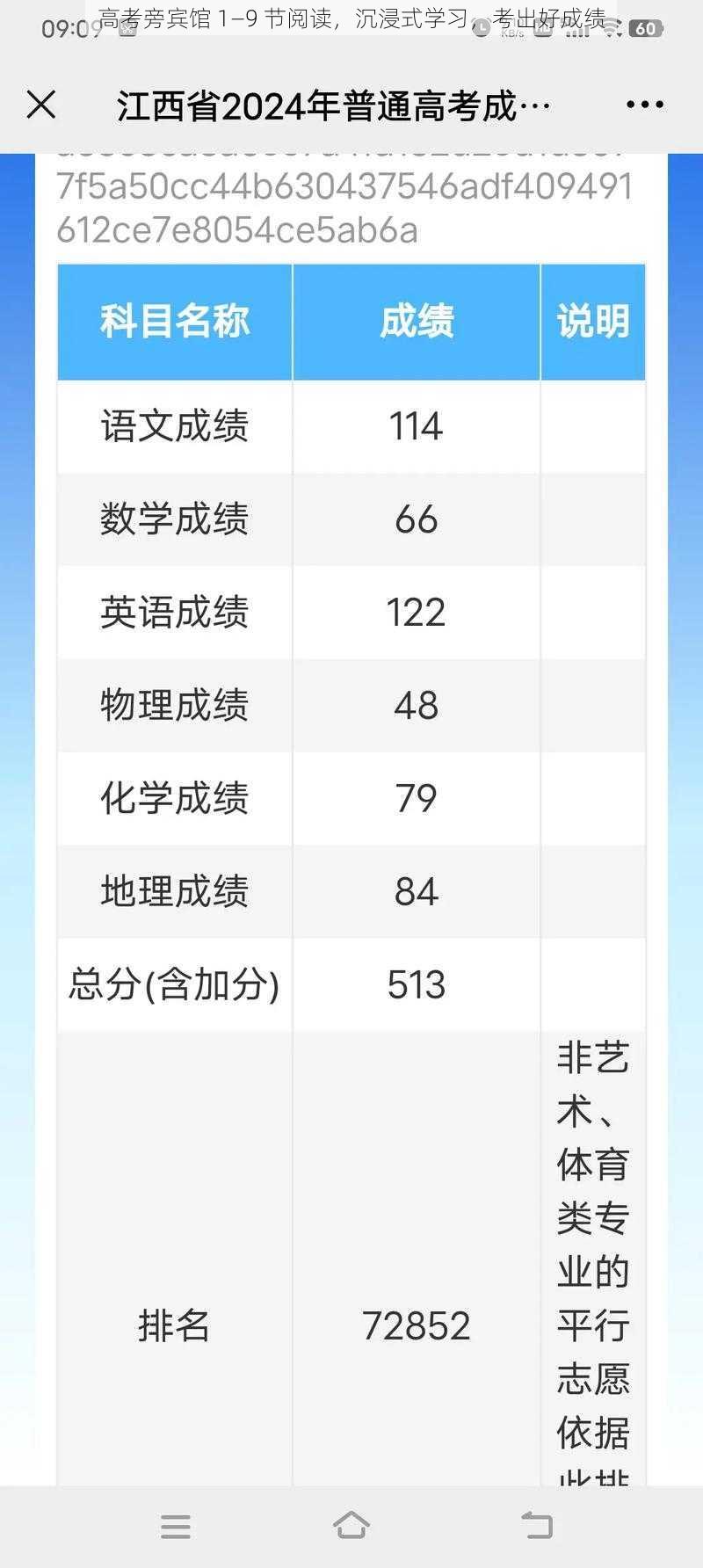 高考旁宾馆 1—9 节阅读，沉浸式学习，考出好成绩