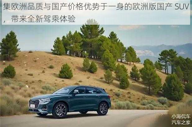 集欧洲品质与国产价格优势于一身的欧洲版国产 SUV，带来全新驾乘体验