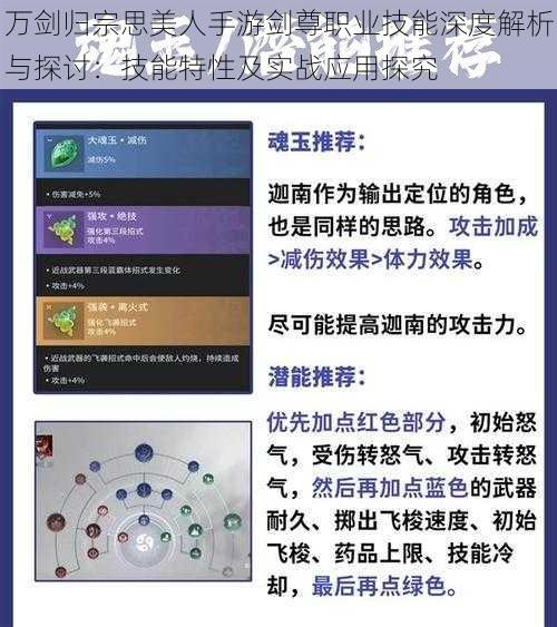 万剑归宗思美人手游剑尊职业技能深度解析与探讨：技能特性及实战应用探究