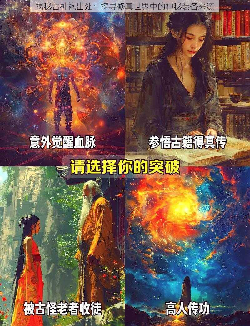 揭秘雷神袍出处：探寻修真世界中的神秘装备来源