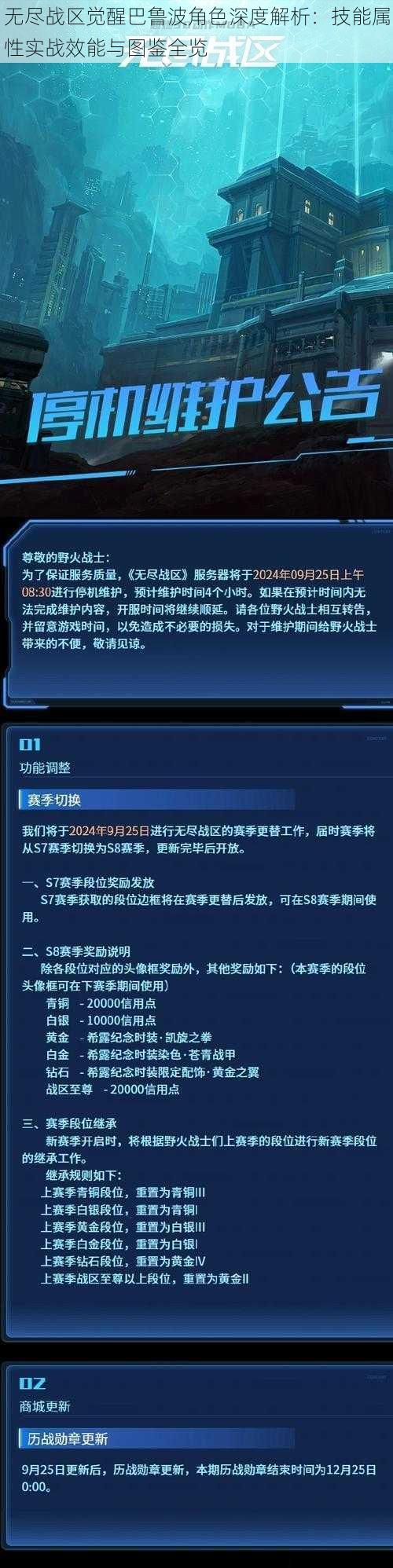 无尽战区觉醒巴鲁波角色深度解析：技能属性实战效能与图鉴全览