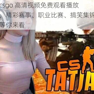 csgo 高清视频免费观看播放，精彩赛事、职业比赛、搞笑集锦等你来看