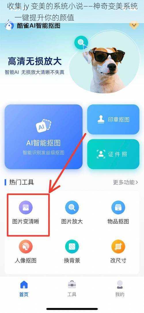 收集 jy 变美的系统小说——神奇变美系统，一键提升你的颜值