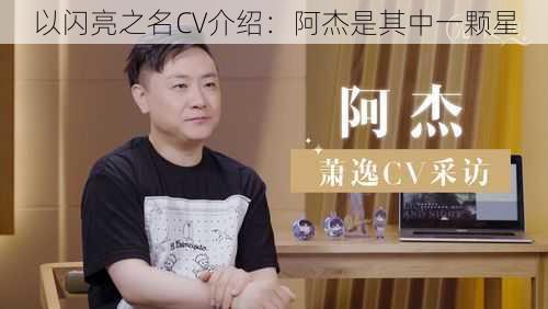 以闪亮之名CV介绍：阿杰是其中一颗星