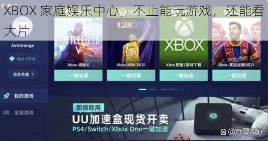 XBOX 家庭娱乐中心，不止能玩游戏，还能看大片