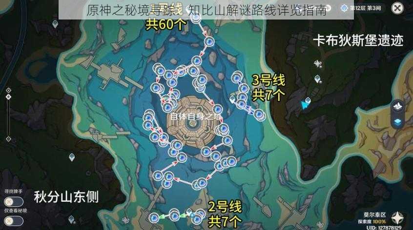 原神之秘境寻踪：知比山解谜路线详览指南