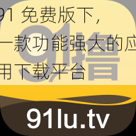 91 免费版下，一款功能强大的应用下载平台