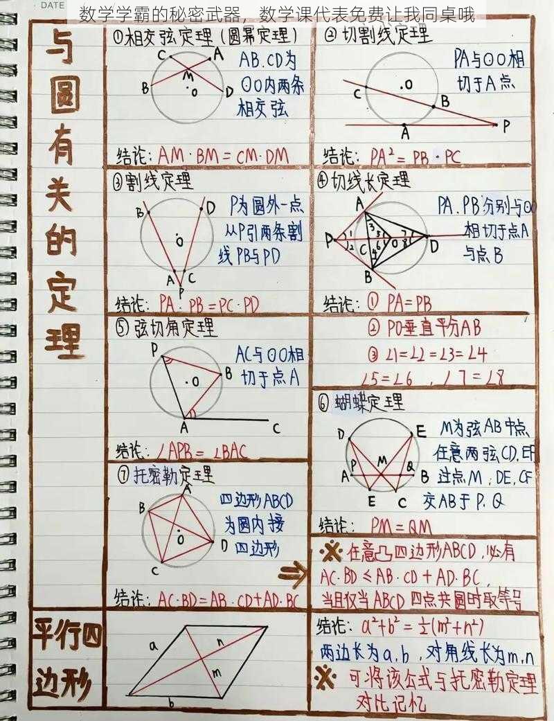 数学学霸的秘密武器，数学课代表免费让我同桌哦