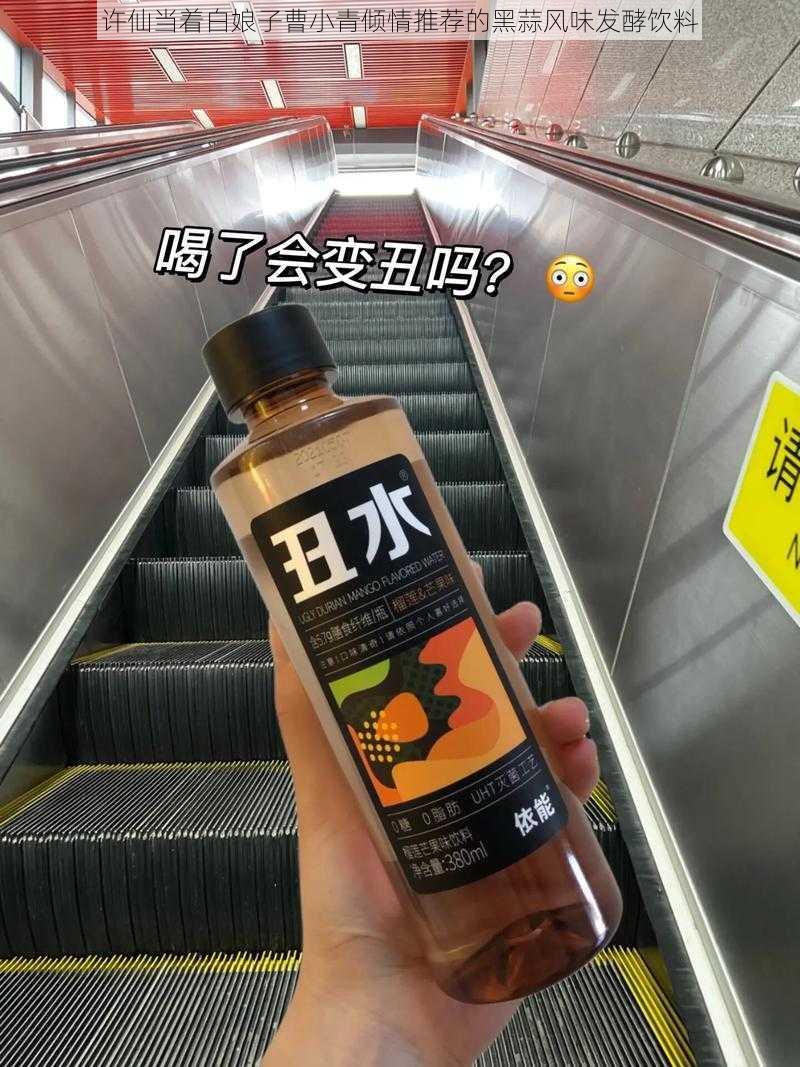 许仙当着白娘子曹小青倾情推荐的黑蒜风味发酵饮料