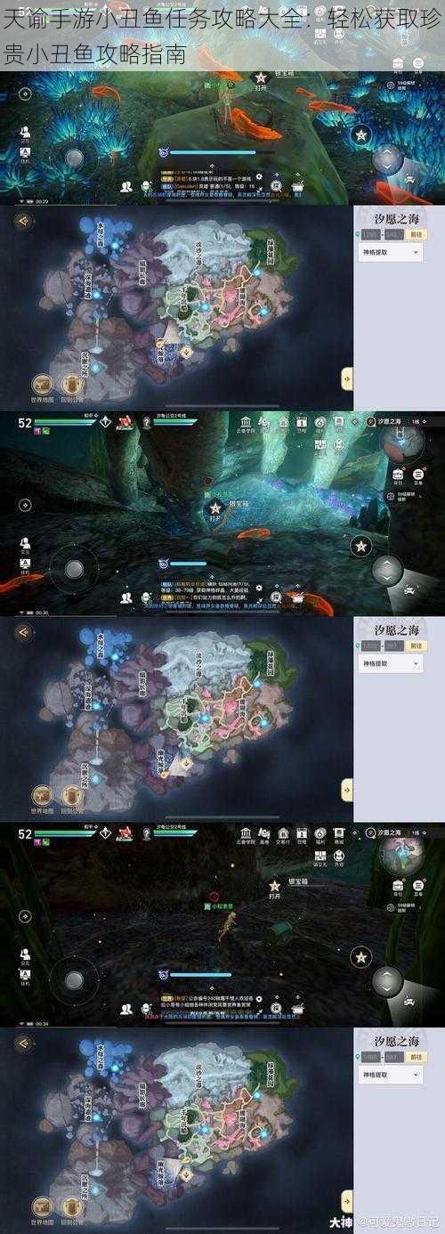 天谕手游小丑鱼任务攻略大全：轻松获取珍贵小丑鱼攻略指南