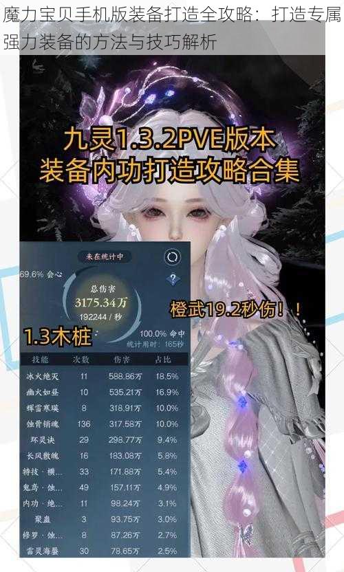 魔力宝贝手机版装备打造全攻略：打造专属强力装备的方法与技巧解析