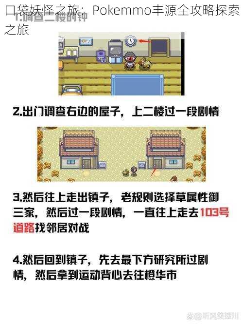 口袋妖怪之旅：Pokemmo丰源全攻略探索之旅