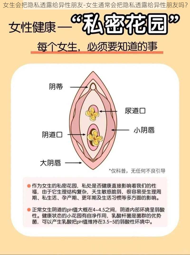 女生会把隐私透露给异性朋友-女生通常会把隐私透露给异性朋友吗？