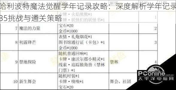 哈利波特魔法觉醒学年记录攻略：深度解析学年记录35挑战与通关策略