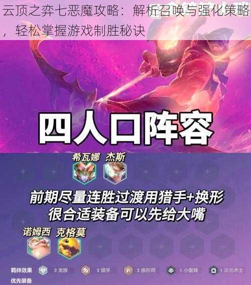 云顶之弈七恶魔攻略：解析召唤与强化策略，轻松掌握游戏制胜秘诀