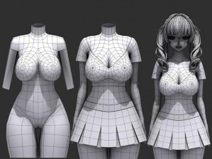 3dmax 女性人体建模教程：打造逼真女性人体模型的专业课程