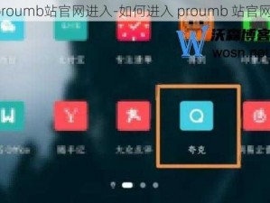 proumb站官网进入-如何进入 proumb 站官网？