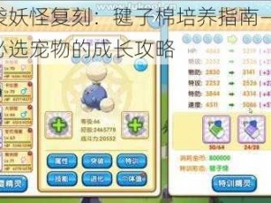 口袋妖怪复刻：毽子棉培养指南——新手必选宠物的成长攻略