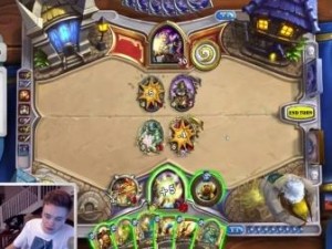 弱鸡闪耀炉石传说中美对抗赛Day2第四场，3-0完美胜Reynad，中国智慧再显锋芒