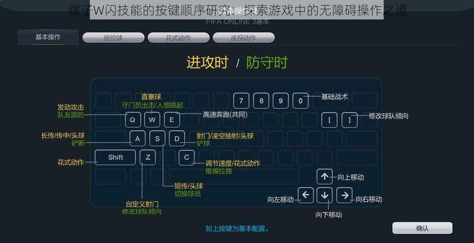 瞎子W闪技能的按键顺序研究：探索游戏中的无障碍操作之道