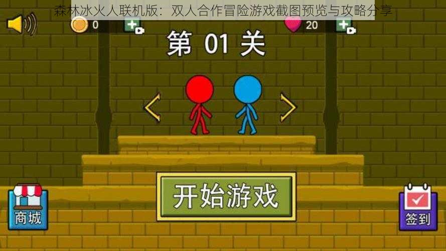 森林冰火人联机版：双人合作冒险游戏截图预览与攻略分享