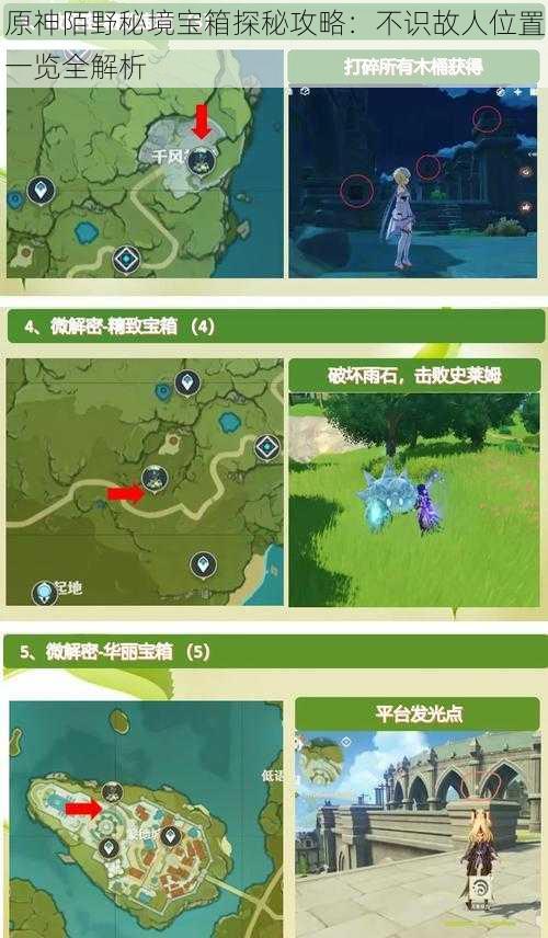 原神陌野秘境宝箱探秘攻略：不识故人位置一览全解析