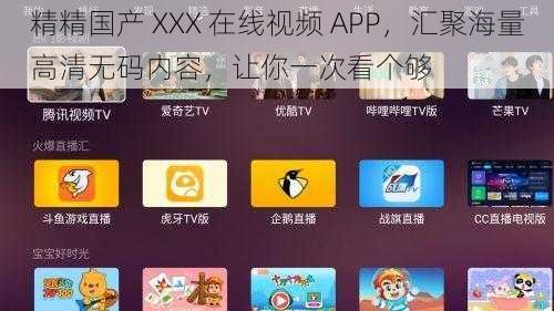 精精国产 XXX 在线视频 APP，汇聚海量高清无码内容，让你一次看个够