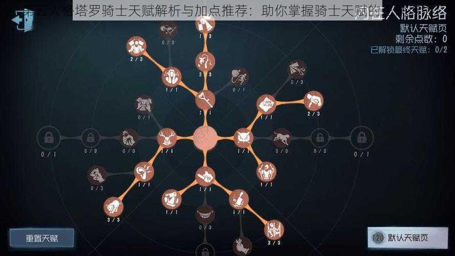 第五人格塔罗骑士天赋解析与加点推荐：助你掌握骑士天赋的正确点法