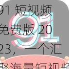 91 短视频免费版 2023，一个汇聚海量短视频的免费观看平台