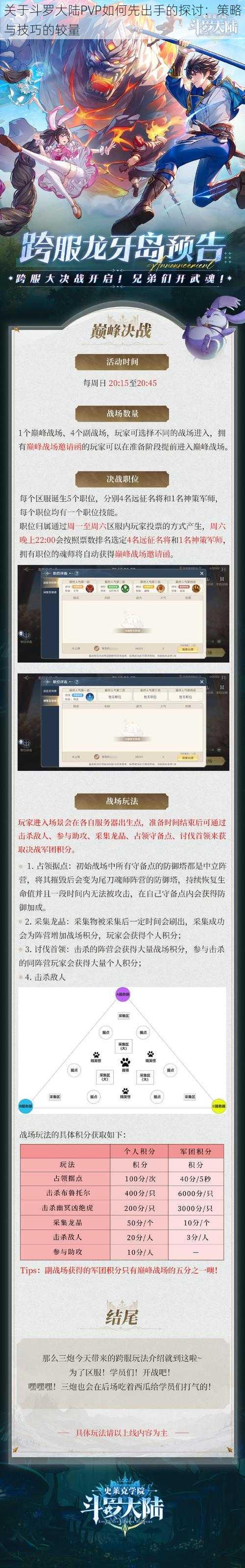 关于斗罗大陆PVP如何先出手的探讨：策略与技巧的较量