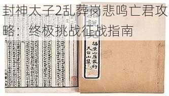 封神太子2乱葬岗悲鸣亡君攻略：终极挑战征战指南