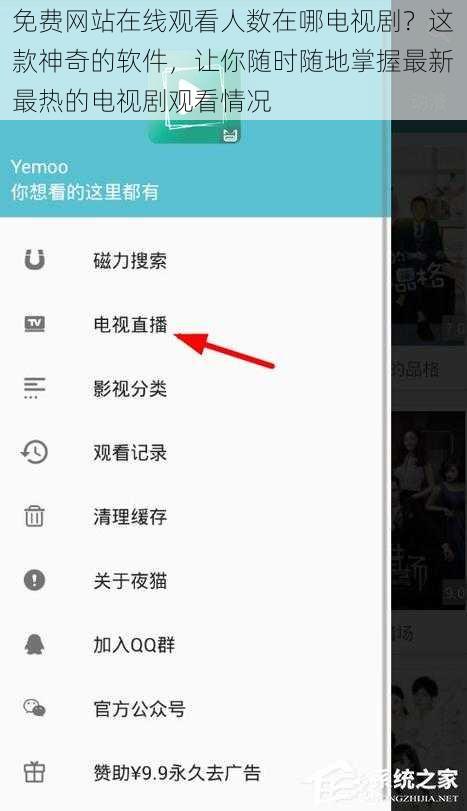 免费网站在线观看人数在哪电视剧？这款神奇的软件，让你随时随地掌握最新最热的电视剧观看情况