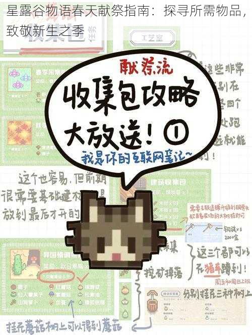 星露谷物语春天献祭指南：探寻所需物品，致敬新生之季