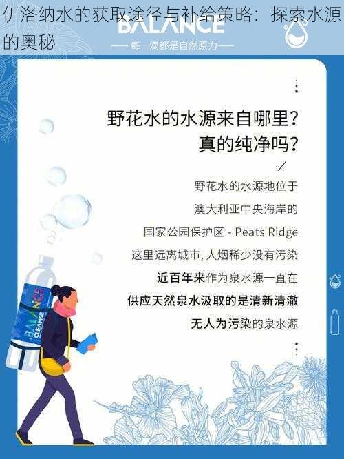 伊洛纳水的获取途径与补给策略：探索水源的奥秘