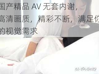 国产精品 AV 无套内谢，高清画质，精彩不断，满足你的视觉需求