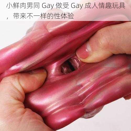 小鲜肉男同 Gay 做受 Gay 成人情趣玩具，带来不一样的性体验