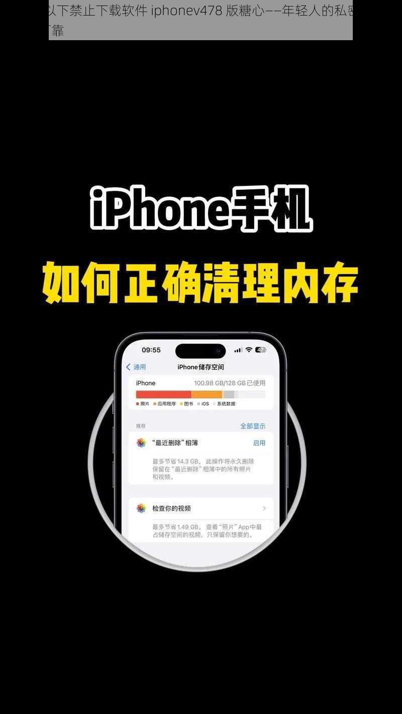 18 岁以下禁止下载软件 iphonev478 版糖心——年轻人的私密空间，安全可靠