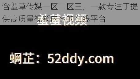 含羞草传媒一区二区三，一款专注于提供高质量视频内容的在线平台